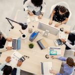 People in office salary sacrifice pension